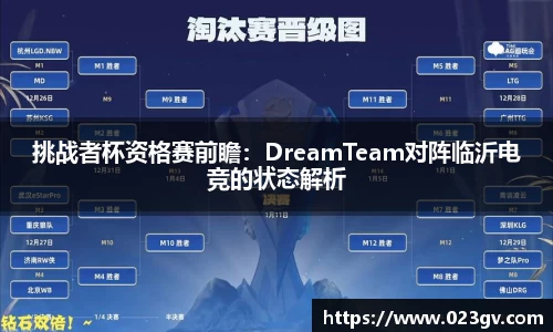 挑战者杯资格赛前瞻：DreamTeam对阵临沂电竞的状态解析